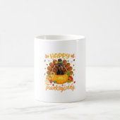 Happy Thanksgiving Doberman Dog Türkei Pumpkin Kaffeetasse (Mittel)