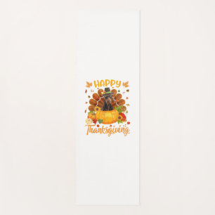 Happy Thanksgiving Doberman Dog Türkei Pumpkin Yogamatte