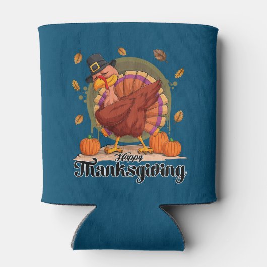 Happy Thanksgiving Dosenkühler (Rückseite)