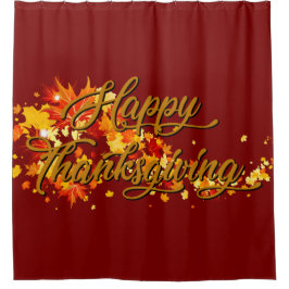 Happy Thanksgiving Duschvorhang