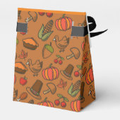 Happy Thanksgiving Editable Message Geschenkschachtel (Rückseite)