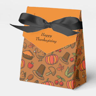 Happy Thanksgiving Editable Message Geschenkschachtel
