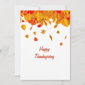 Happy Thanksgiving Einladung (Vorderseite)