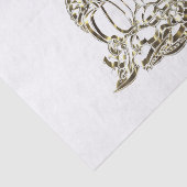 Happy Thanksgiving Elegante Golden Cornucopia Seidenpapier (Ausschnitt)