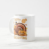 Happy Thanksgiving Ernte Herbst Tasse (Vorderseite Links)
