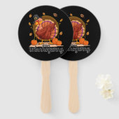 Happy Thanksgiving Fächer (Vorne und Hinten)