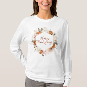 Happy Thanksgiving Fall Citrus Pine T-Shirt