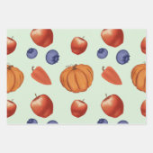 Happy Thanksgiving Fall Harvest Pumpkin Geschenkpapier Set (Vorderseite 3)
