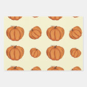 Happy Thanksgiving Fall Harvest Pumpkin Geschenkpapier Set (Vorderseite 2)