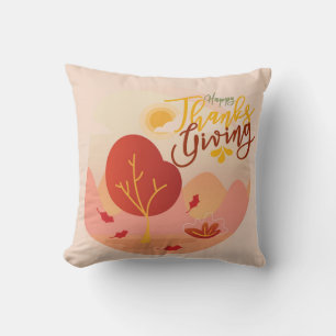 Happy Thanksgiving Fall Wohngestaltung Moderne Gem Kissen