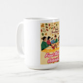 Happy Thanksgiving Feast Mode Activated tee Kaffeetasse (Vorderseite Links)