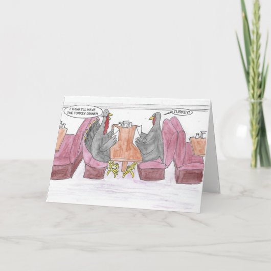 Happy Thanksgiving Feiertagskarte (Vorderseite)