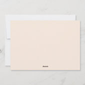 Happy Thanksgiving Feiertagskarte (Rückseite)