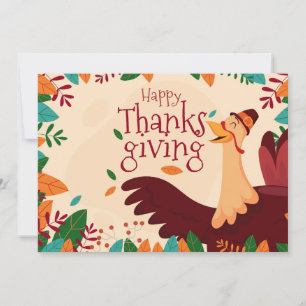 Happy Thanksgiving Feiertagskarte