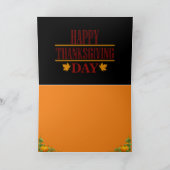 Happy Thanksgiving Feiertagskarte (Innenseite)
