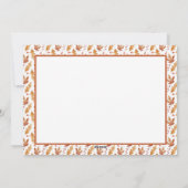 Happy Thanksgiving Feiertagskarte (Rückseite)