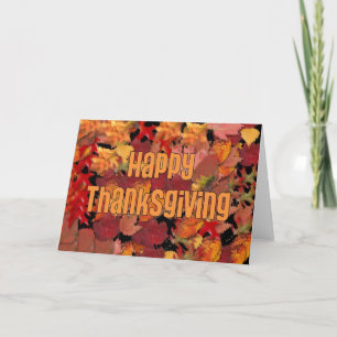 Happy Thanksgiving Feiertagskarte