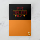 Happy Thanksgiving Feiertagskarte (Innenseite)