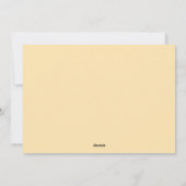 Happy Thanksgiving Feiertagskarte (Rückseite)