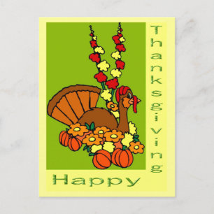 Happy Thanksgiving Feiertagspostkarte