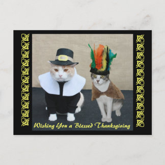 Happy Thanksgiving Feiertagspostkarte