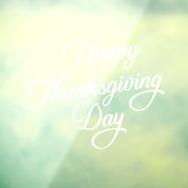 Happy Thanksgiving Fensteraufkleber (Blatt 3)