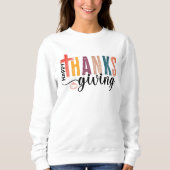 Happy Thanksgiving | Festive  Sweatshirt (Vorderseite)