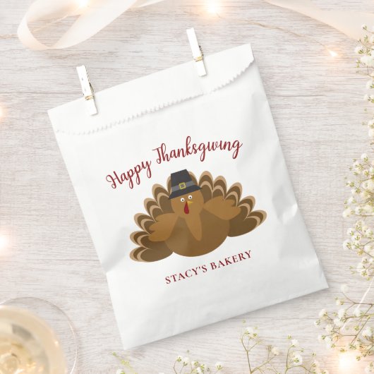 Happy Thanksgiving Festive Türkei Geschenktütchen (Ausgeschnitten)