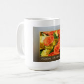 Happy Thanksgiving Floral Kaffeetasse (Vorderseite Links)