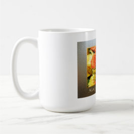 Happy Thanksgiving Floral Kaffeetasse