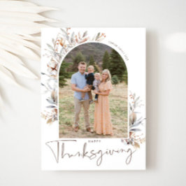 Happy Thanksgiving-Fotokarte Feiertagskarte