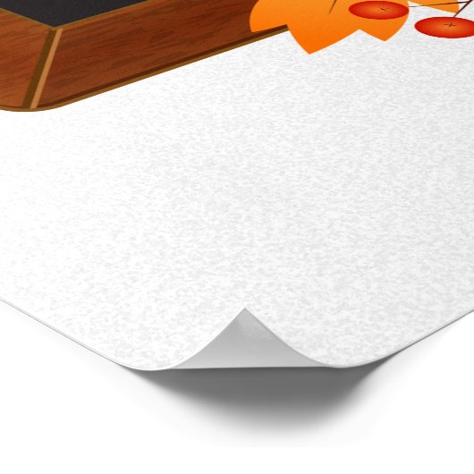 Happy Thanksgiving Frame Poster (Ecke)