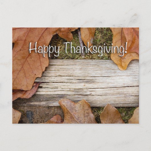 Happy Thanksgiving! Frame with room for your photo Postkarte (Vorderseite)