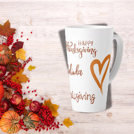 Happy Thanksgiving, Friendsgiving Monogram | Milchtasse