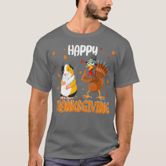 Happy Thanksgiving Funny Guinea Pig T-Shirt