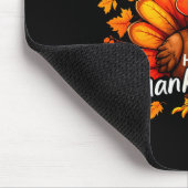 Happy Thanksgiving Funny Turkey Family Dinner Than Mousepad (Ecke)