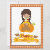 Happy Thanksgiving für Daughters Karte (Vorderseite)