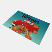 Happy Thanksgiving Fußmatte (Schrägansicht)