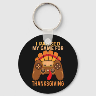 Happy Thanksgiving Gaming Fall Türkei Gamer Boys K Schlüsselanhänger