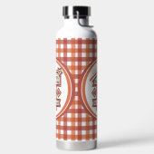 Happy Thanksgiving Gefühl gesegnet Retro-Zeichen Trinkflasche (links)