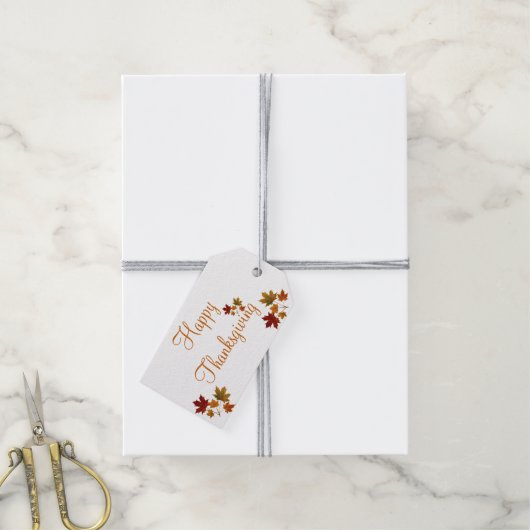 Happy Thanksgiving Geschenkanhänger (Mit Garn)