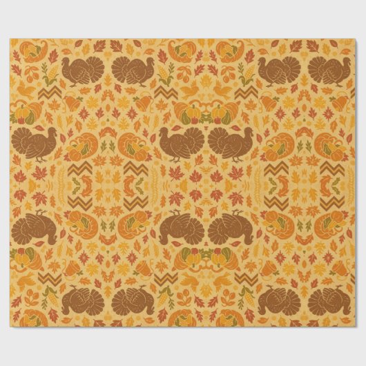 Happy Thanksgiving Geschenkpapier (Flach)