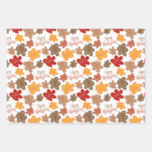 Happy Thanksgiving Geschenkpapier Set (Vorderseite)