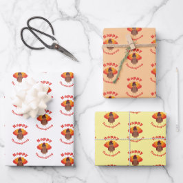 Happy Thanksgiving Geschenkpapier Set