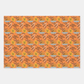 Happy Thanksgiving Geschenkpapier Set (Vorderseite 3)