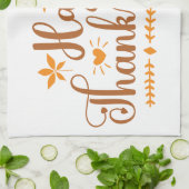 Happy Thanksgiving Geschirrtuch (Gefaltet)