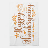 Happy Thanksgiving Geschirrtuch (Vertikal)