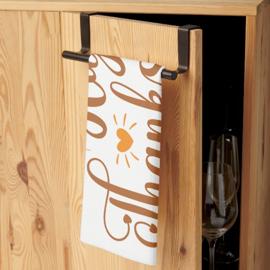 Happy Thanksgiving Geschirrtuch (Drittel gefaltet)