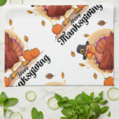 Happy Thanksgiving Geschirrtuch (Gefaltet)