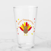Happy Thanksgiving Glas (Vorderseite)